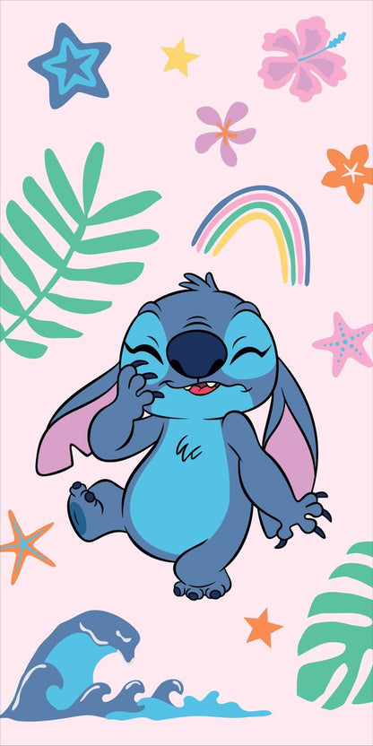 Disney Lilo Stitch Handdoek 70x140 Duurzaam Katoen