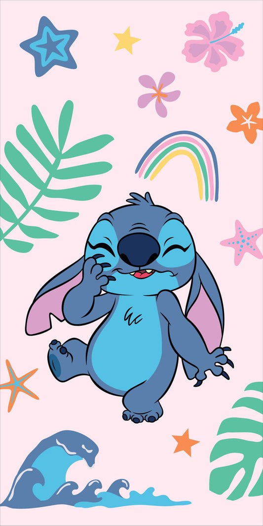 Disney Lilo Stitch Handdoek 70x140 Duurzaam Katoen