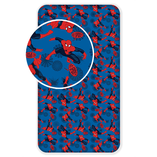 Spiderman Hoeslaken 90x200 Duurzaam Katoen