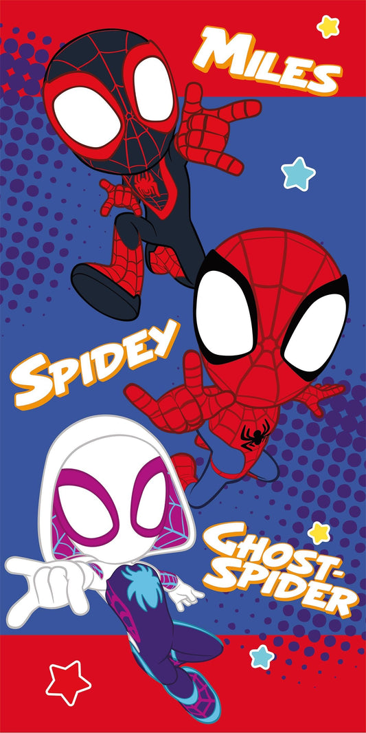 Spidey Spiderman Handdoek 70x140 Duurzaam Katoen