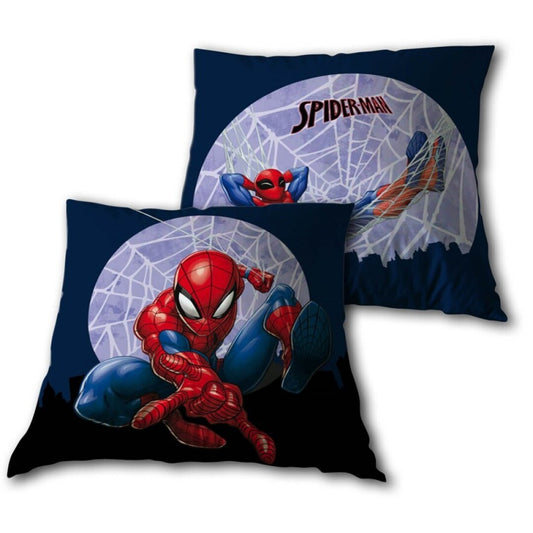 Spiderman sierkussen 40x40cm GEVULD Zacht Velboa 2in1