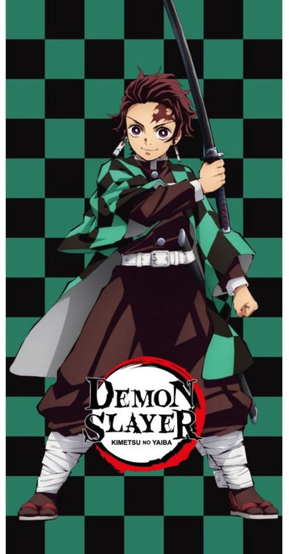 Demon Slayer Handdoek 70x140 Duurzaam Katoen Tanjiro