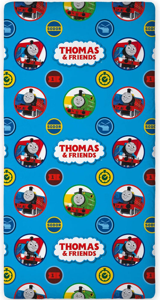 Thomas de Trein Hoeslaken 90x200 Duurzaam Katoen
