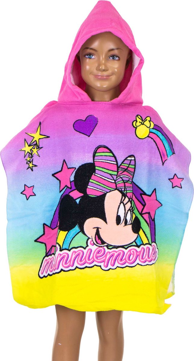 Minnie Mouse badponcho 55x110 Duurzaam Polyester