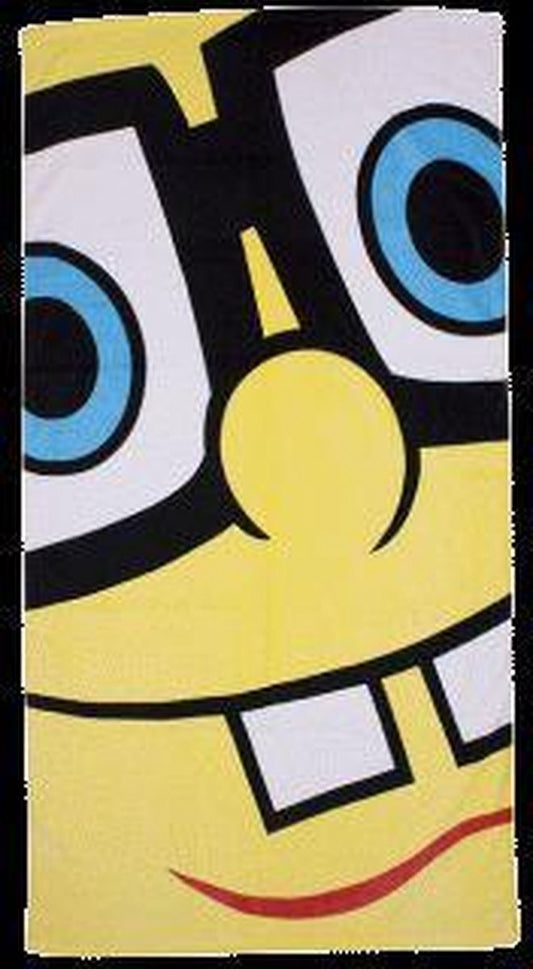 SpongeBob Handdoek 70x140 Duurzaam Katoen