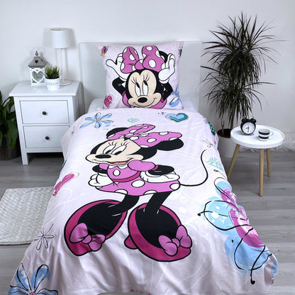 Disney Minnie Mouse 160 x 200 Dekbedovertrek Flowers