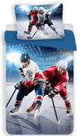 Dekbedovertrek IJshockey 140x200 Duurzaam Polyester 3D Effect 2in1