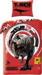 Jurassic World Dekbedovertrek 140x200 Dinosaurus Duurzaam polyester 2in1