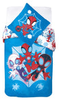 SpiderMan Dekbedovertrek Spidey 140x200 2in1  Duurzaam Katoen