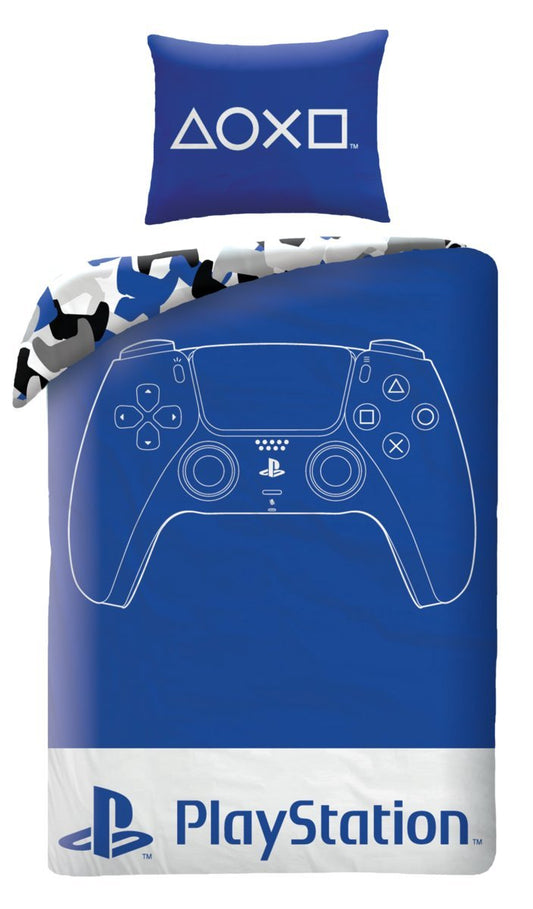 Play Station Dekbedovertrek 140x200 Polyester 2in1 Duurzaam