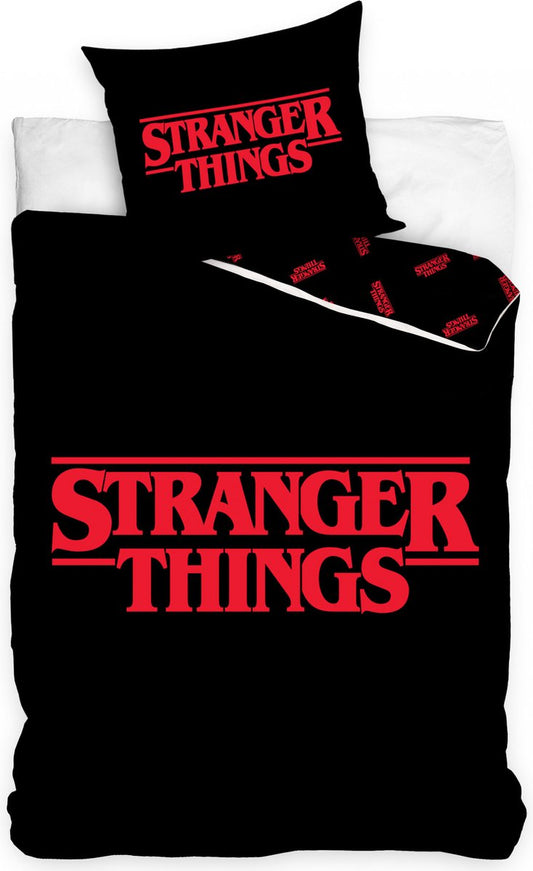 Stranger Things Dekbedovertrek 140x200cm Duurzaam Katoen