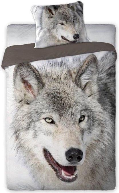 WOLF Dekbedovertrek 140x200 Duurzaam Katoen 2in1