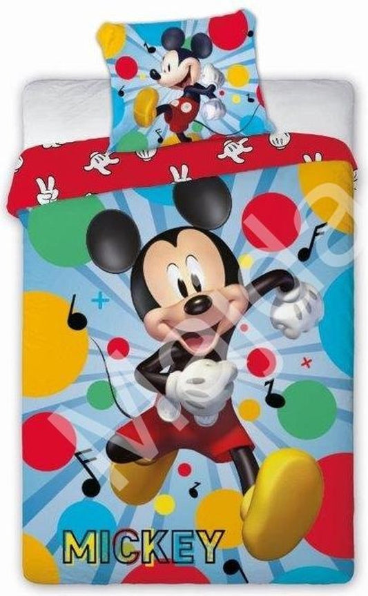 Disney Mickey Mouse Dekbedovertrek 140x200 Duurzaam 2in1