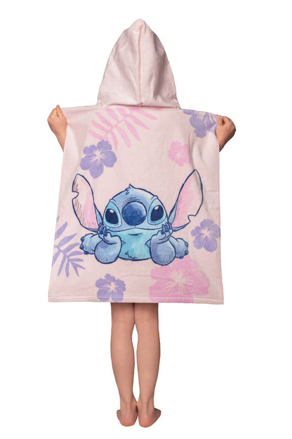 Disney Lilo en Stitch poncho 50x115 Duurzaam Kinderponcho
