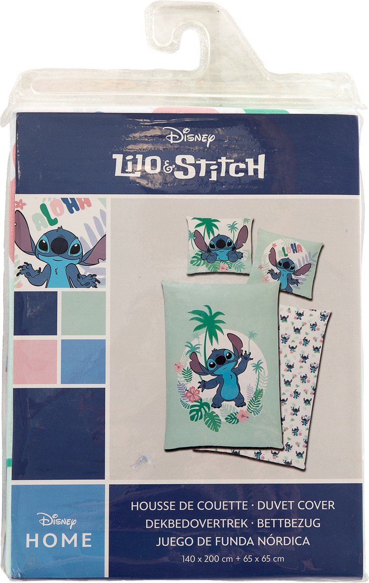 Stitch Lilo Dekbedovertrek 140x200 Duurzaam Katoen 2in1