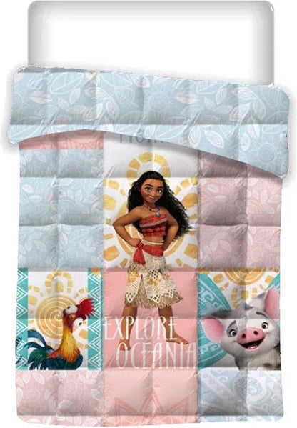 Disney Vaiana Bedsprei 140x200 2in1 Polyester Duurzaam