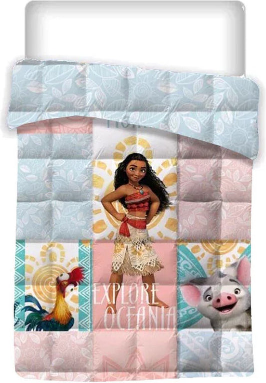 Disney Vaiana Bedsprei 140x200 2in1 Polyester Duurzaam