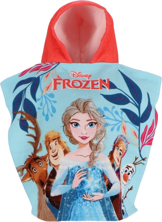 Disney Frozen poncho 55x110 Duurzaam Katoen