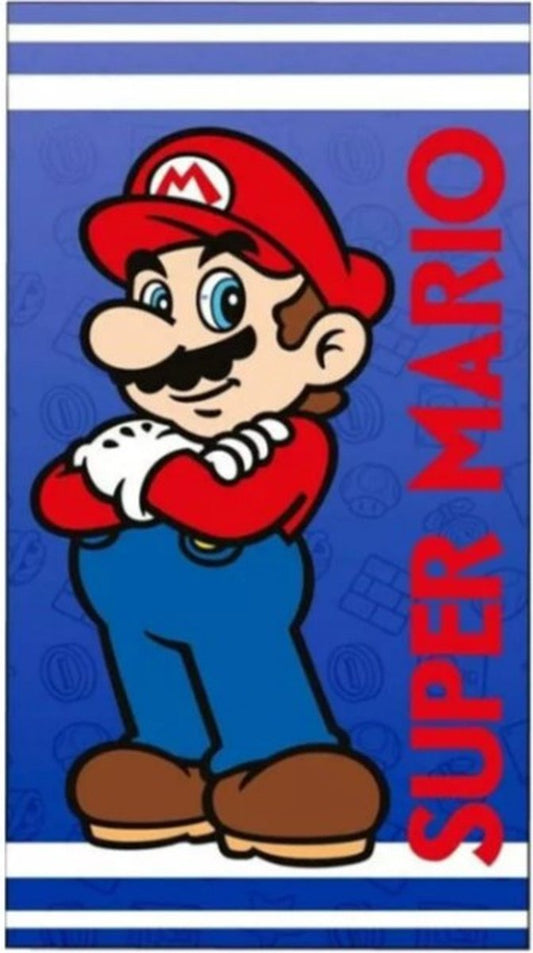 Super Mario Bros Badlaken Handdoek 70x140 cm