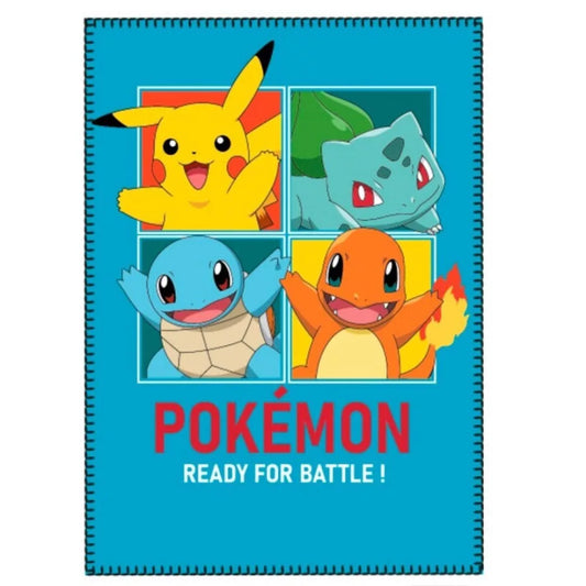 Pokémon Fleeceplaid 140x100cm Duurzaam Deken