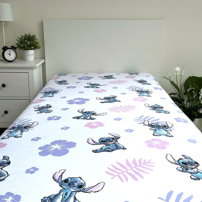 Lilo Stitch Hoeslaken 90x200 Duurzaam Katoen