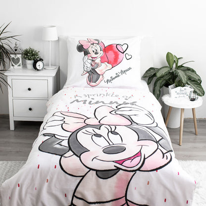 Minnie Mouse Dekbedovertrek 140x200 2in1 Duurzaam Katoen