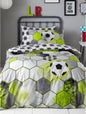 Voetbal Dekbedovertrek 135x200 Polykatoen