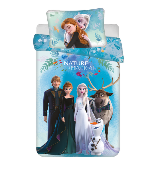 Disney Frozen Blauw Dekbedovertrek 100x135 2in1