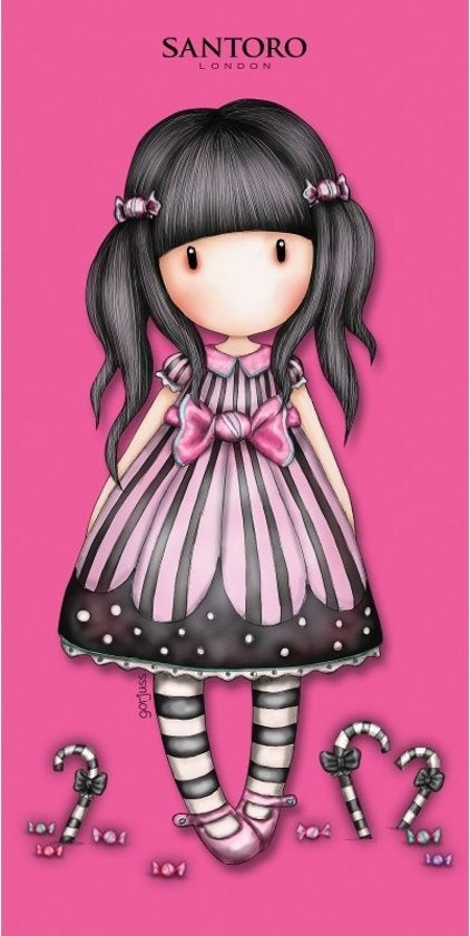 Gorjuss Santoro Badlaken Handdoek Roze