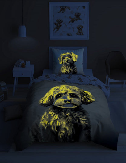 Labradoodle dekbedovertrek 140x200 Duurzaam Puppy 2in1