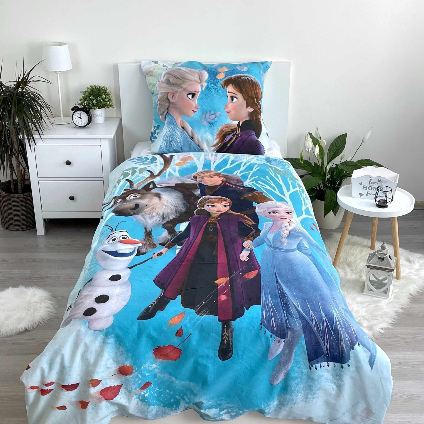Frozen 2 Dekbedovertrek 140x200 Familie