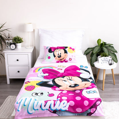 Minnie Mouse Dekbedovertrek 100x135 Junior Katoen