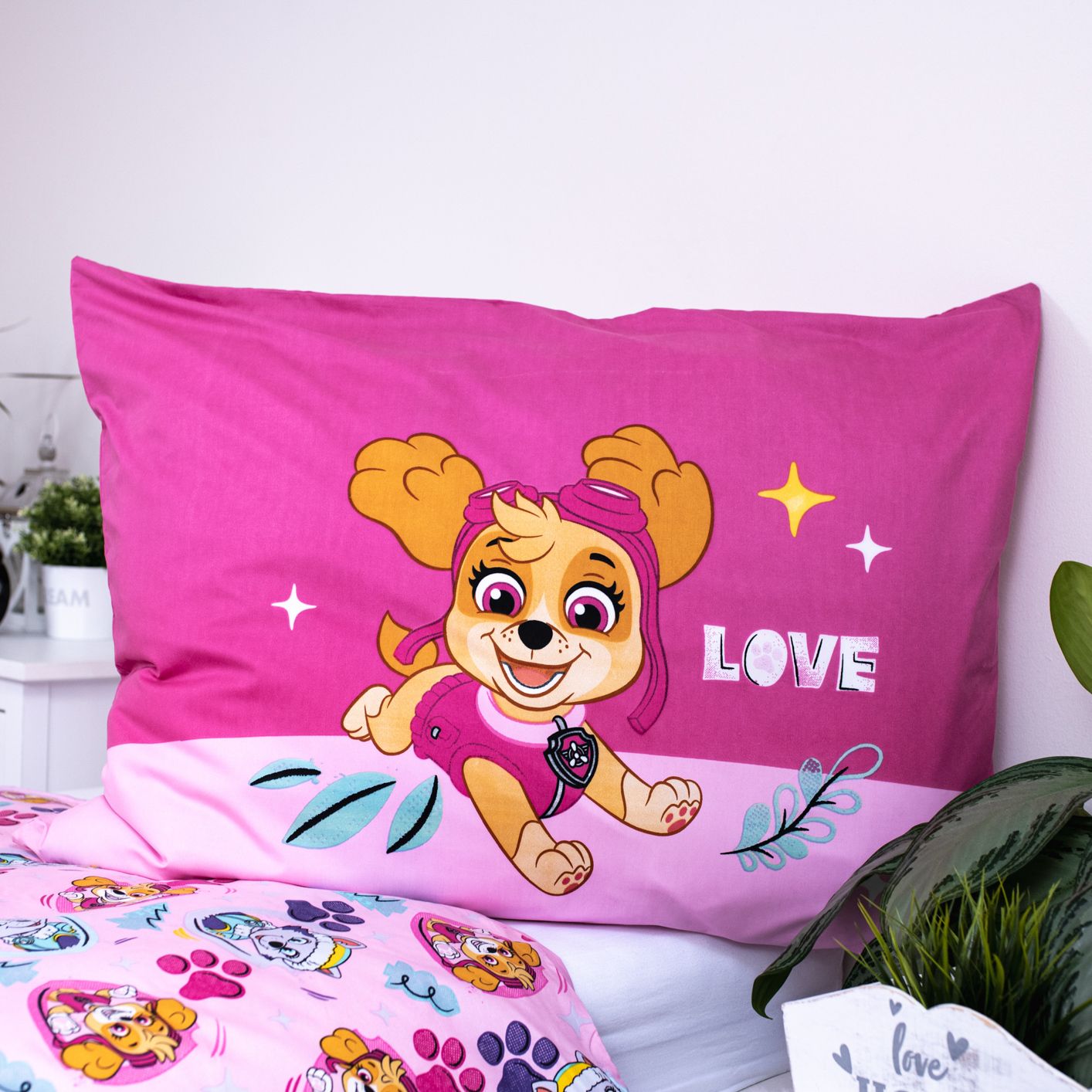 PAW Patrol Dekbedovertrek 140x200 Polyester 2in1 Duurzaam