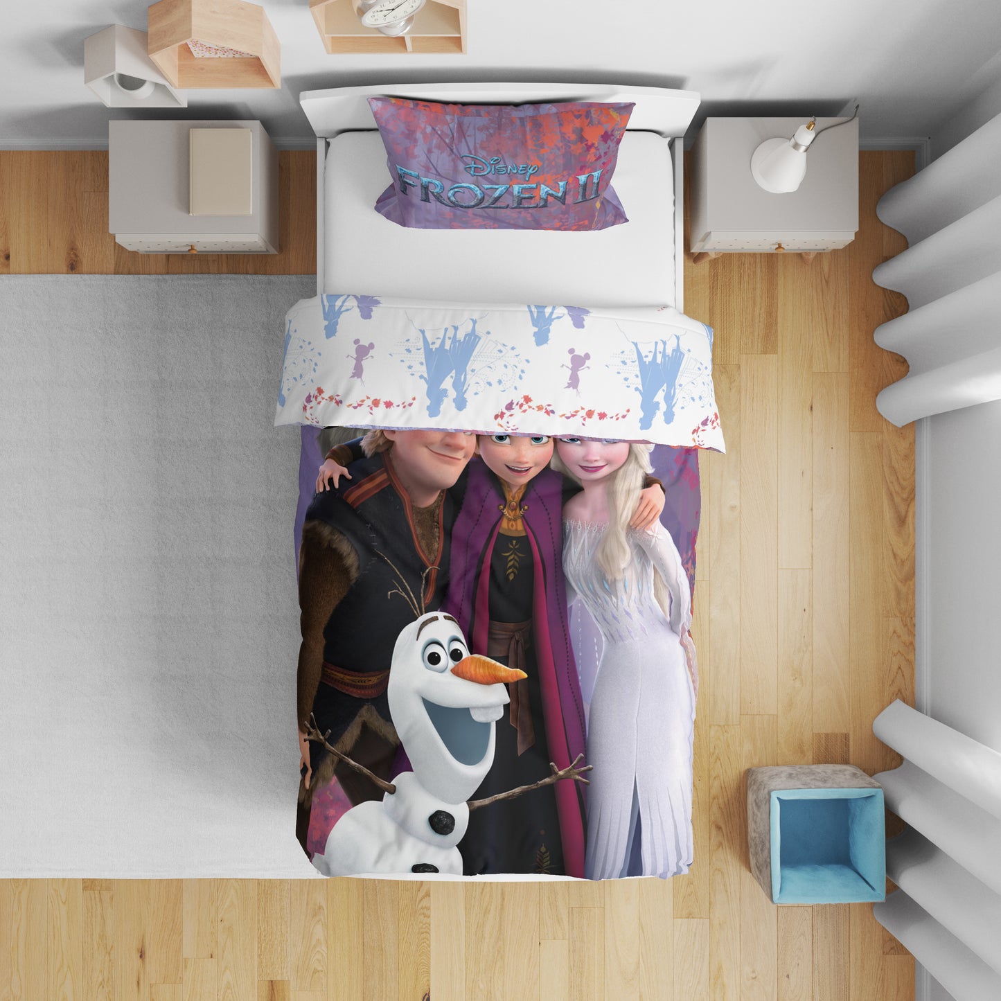 Disney Frozen Dekbedovertrek 140x200 Duurzaam 2in1