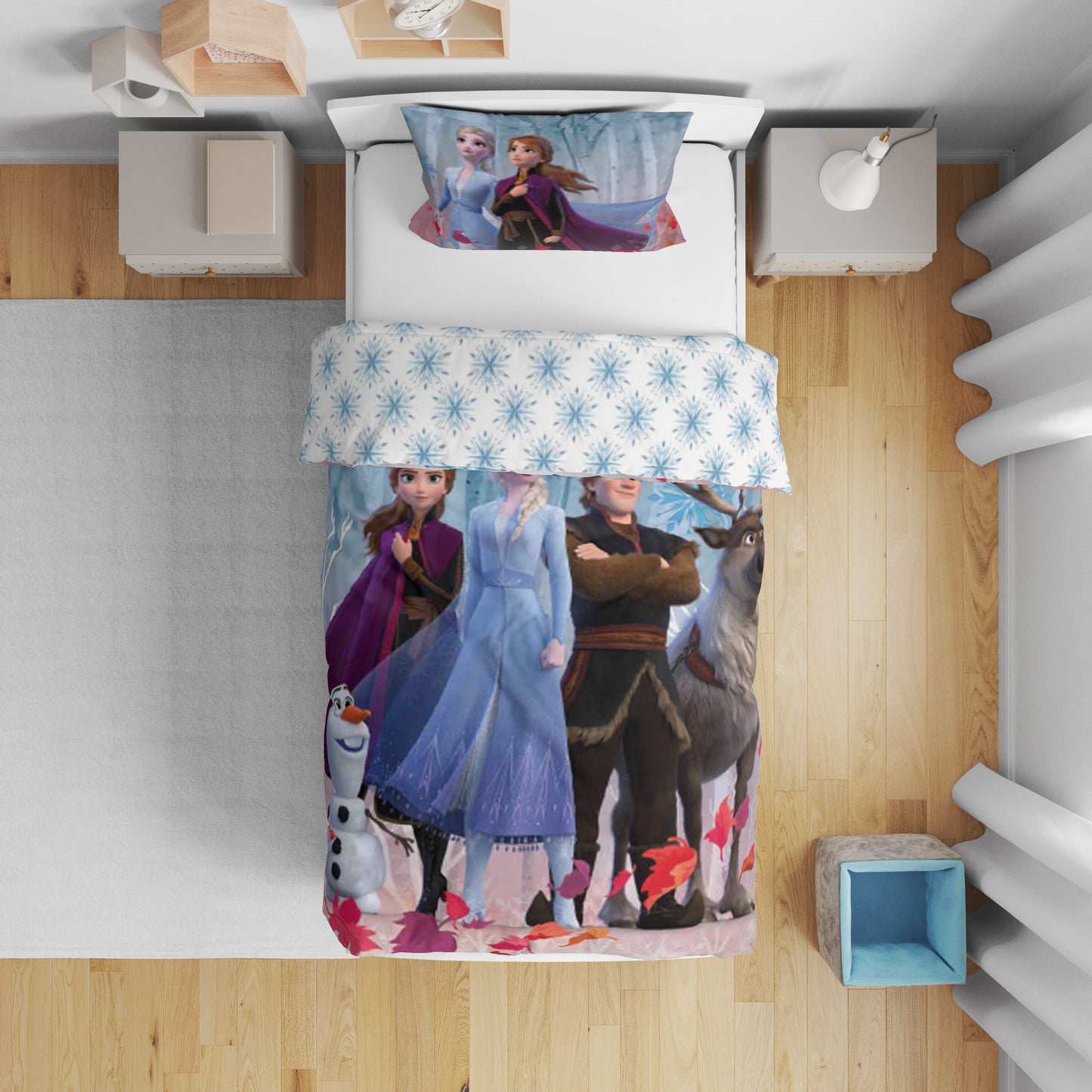 Disney Frozen Dekbedovertrek 140x200 Duurzaam 2in1