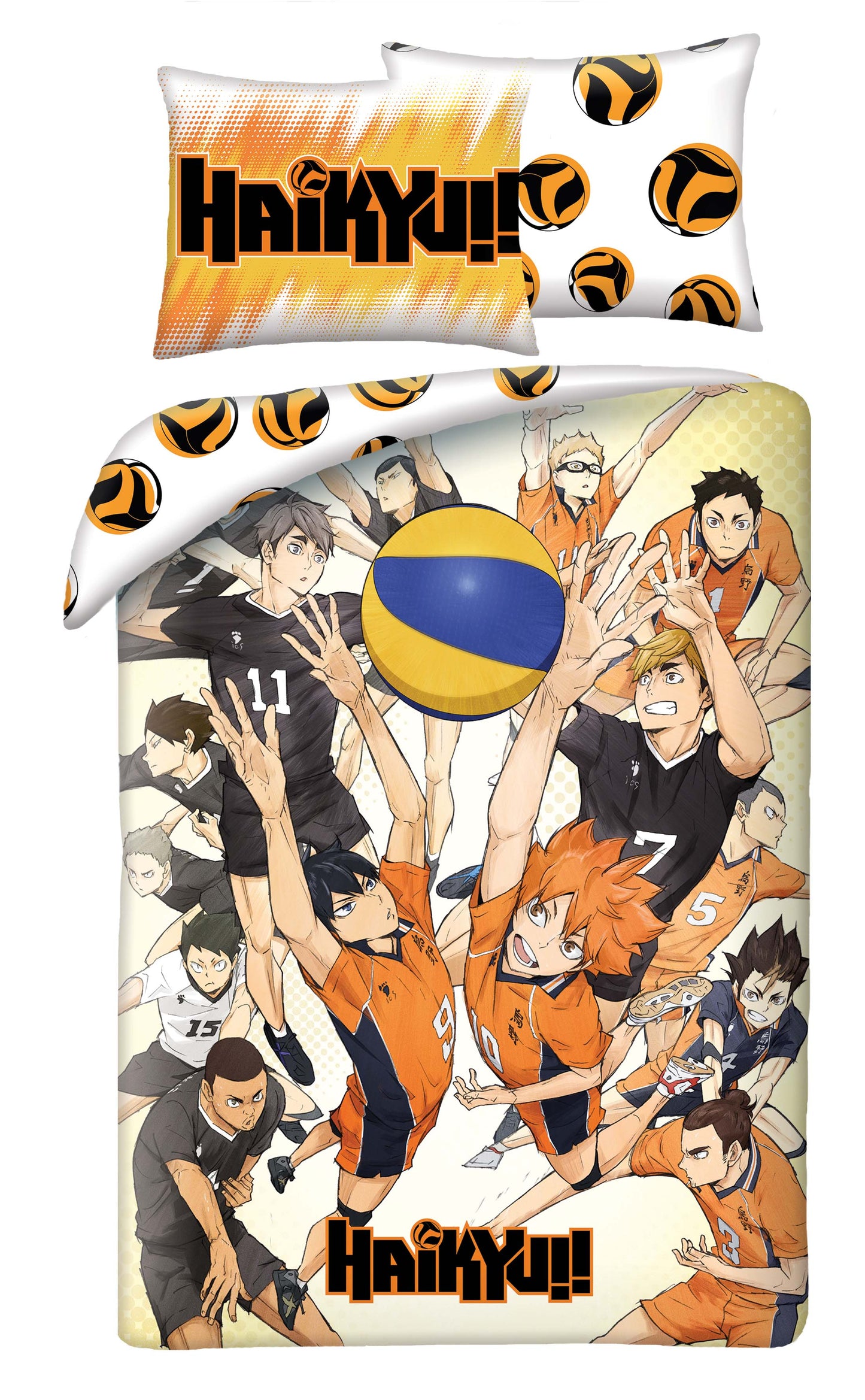 Haikyu Dekbedovertrek 140x200 2in1 Duurzaam Polyester
