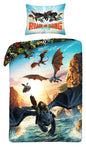 How to Train your Dragon Dekbedovertrek 140x200 2in1 Duurzaam Polyester