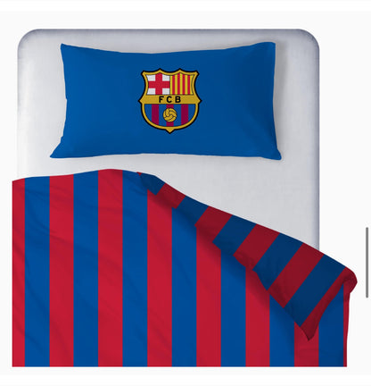 FC Barcelona Dekbedovertrek 240x220 Duurzaam Polykatoen Lits Jumeaux