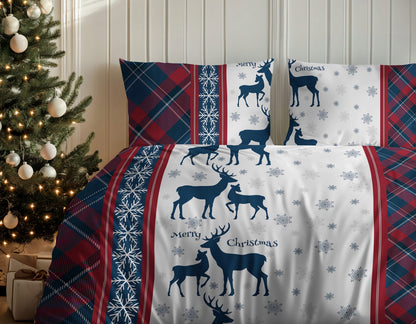 Kerst Dekbedovertrek 140x200 Flanel Duurzaam