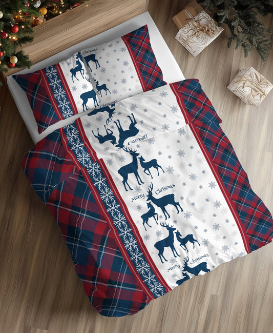Kerst Dekbedovertrek 140x200 Flanel Duurzaam