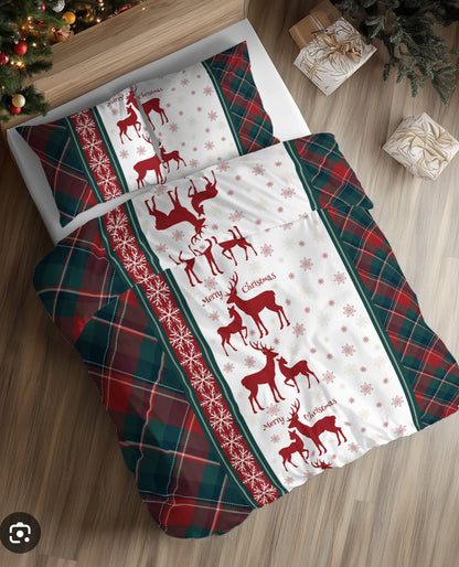Kerst Dekbedovertrek 140x200 Flanel Duurzaam