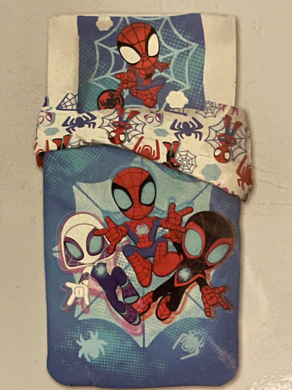 SpiderMan Dekbedovertrek Spidey 140x200 2in1  Duurzaam Katoen