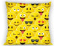 Emoji Smiley Sierkussen 40x40cm Gevuld KATOEN