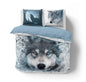 WOLF Dekbedovertrek Tweepersoons 220x200 Duurzaam Katoen 3D