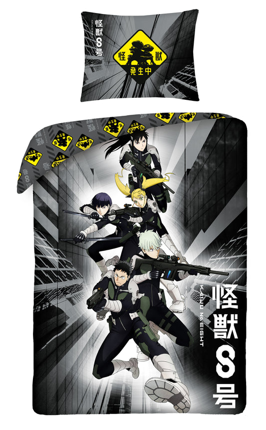 Kaiju no 8 Dekbedovertrek 140x200 2in1 Duurzaam Polyester