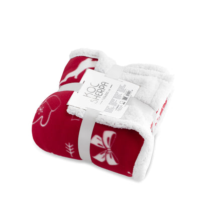 Kerst Fleeceplaid 150x200 Duurzaam Goed Kwaliteit Deken Feestlijk