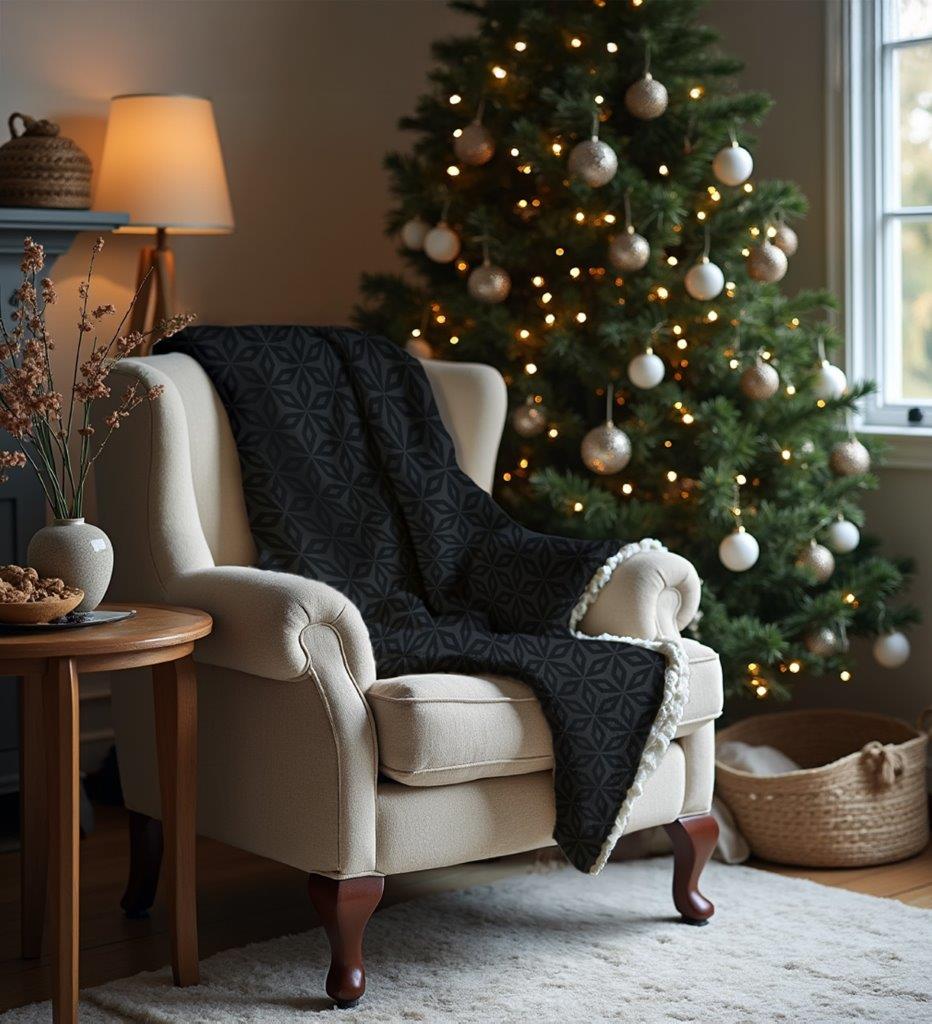 Kerst Fleeceplaid 150x200 Duurzaam Goed Kwaliteit Deken Feestlijk