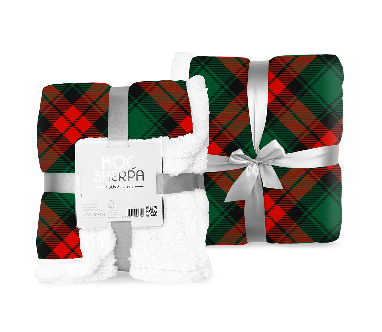 Kerst Fleeceplaid 150x200 Duurzaam Goed Kwaliteit Deken Feestlijk