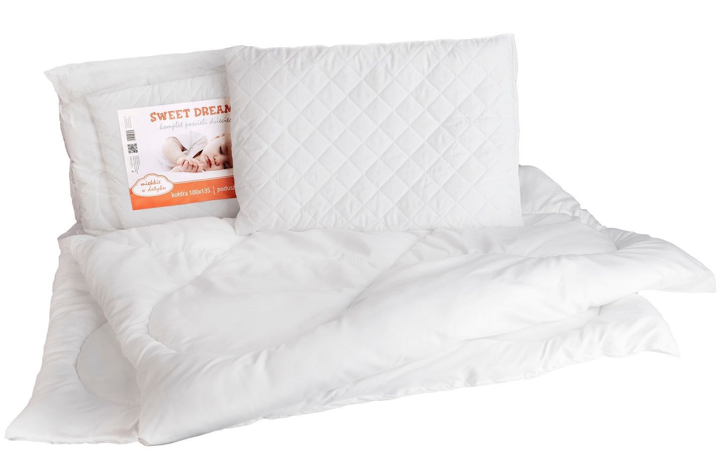 Ledikant DLedikant Dekbed + Kussen  100x135 40x60  Lichtgewicht Ademend -Microvezel met Holle Vezel Vulling