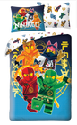 Lego Ninjago Dekbedovertrek 140x200 GroteKussensloop 70x90 Polyester